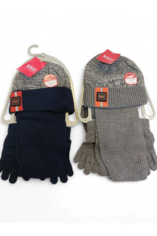 Kitty Atkı Bere Eldiven 3lü Takım - 3