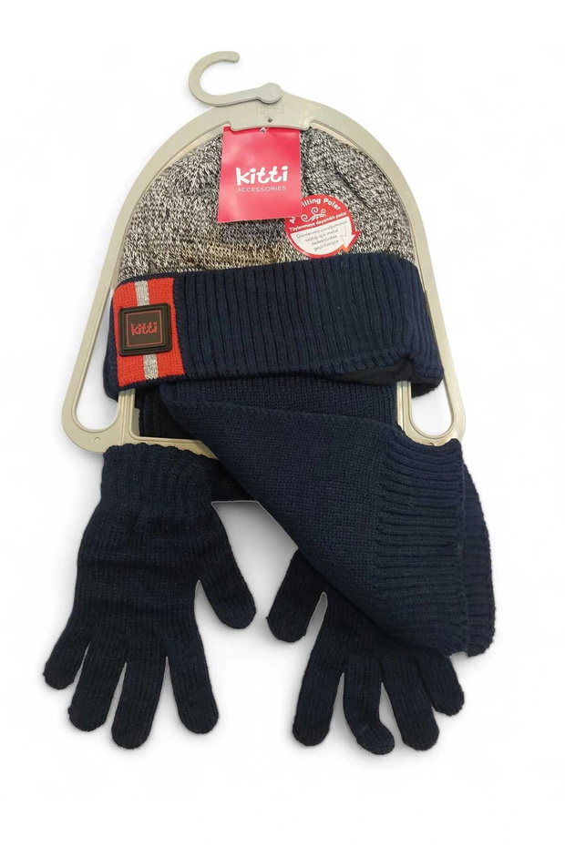 Kitty Atkı Bere Eldiven 3lü Takım - 1