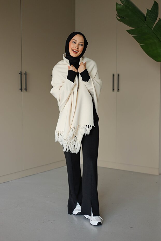 Triko Şal Panço - 4