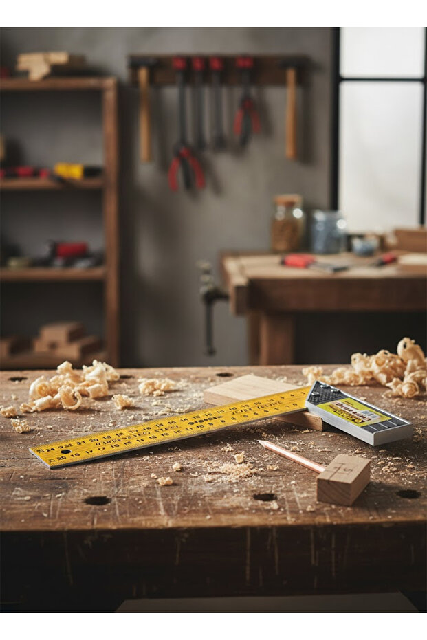 مسطرة زاوية قائمة متعددة الأغراض 250 مم - 1