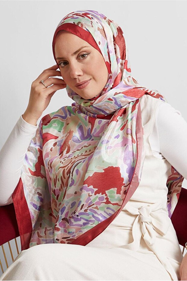 شال منقوش 8574