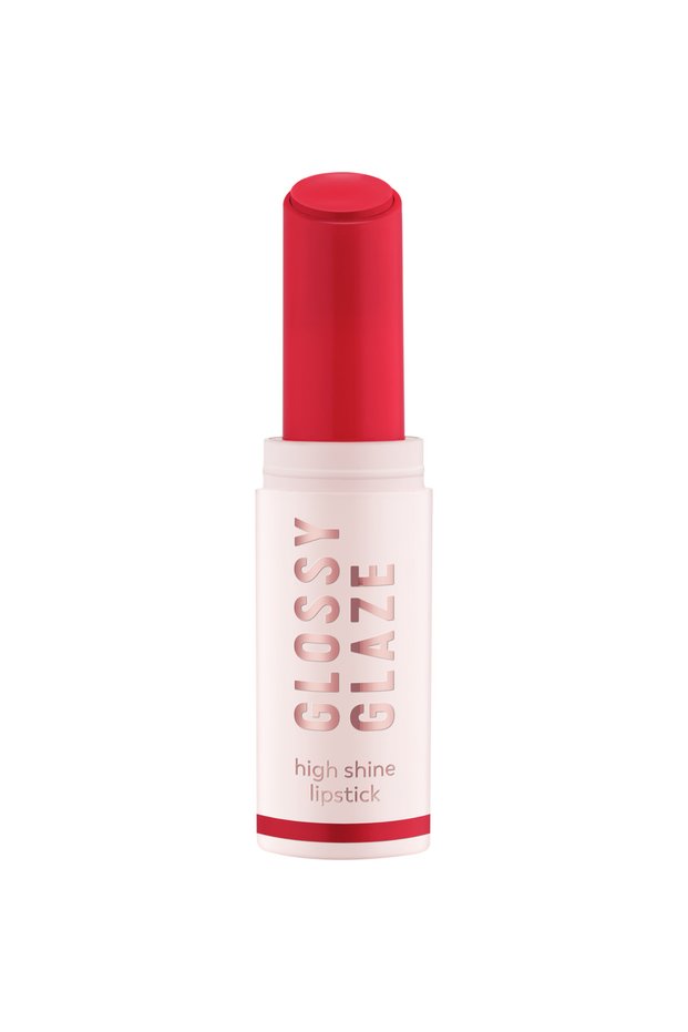 Shiny Glaze High Shine Lipstick | Shade 04 Red-dy For The Day | 1.9g