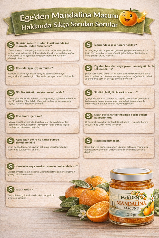 Mandalina Macunu DOĞAL VE KATKISIZ EGEDEN MANDİLANA MACUNU (GERÇEK MANDALİNADAN ÜRETİLMİŞTİR ) - 2