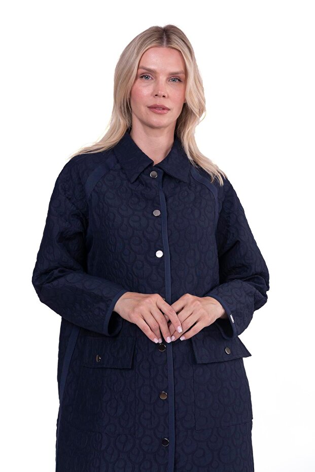 Yunwen Uzun Kap LACİVERT - 3