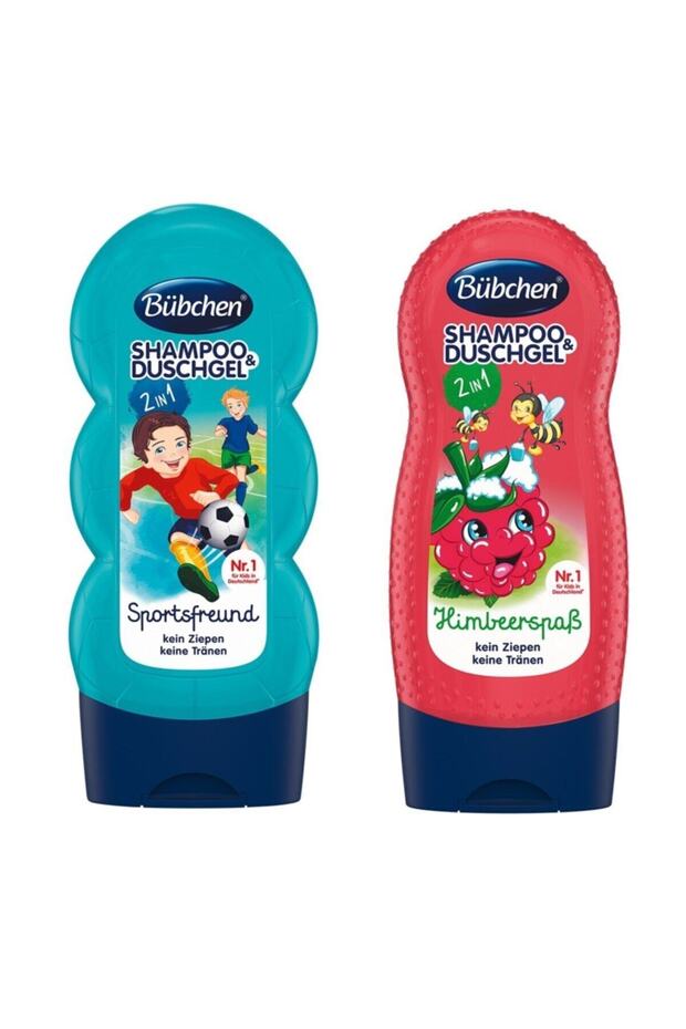 شامبو وجل استحمام للأطفال من Sport Raspberry