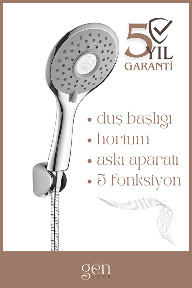 Optima Mafsallı - 5 Fonksiyon - Duş Seti - 1