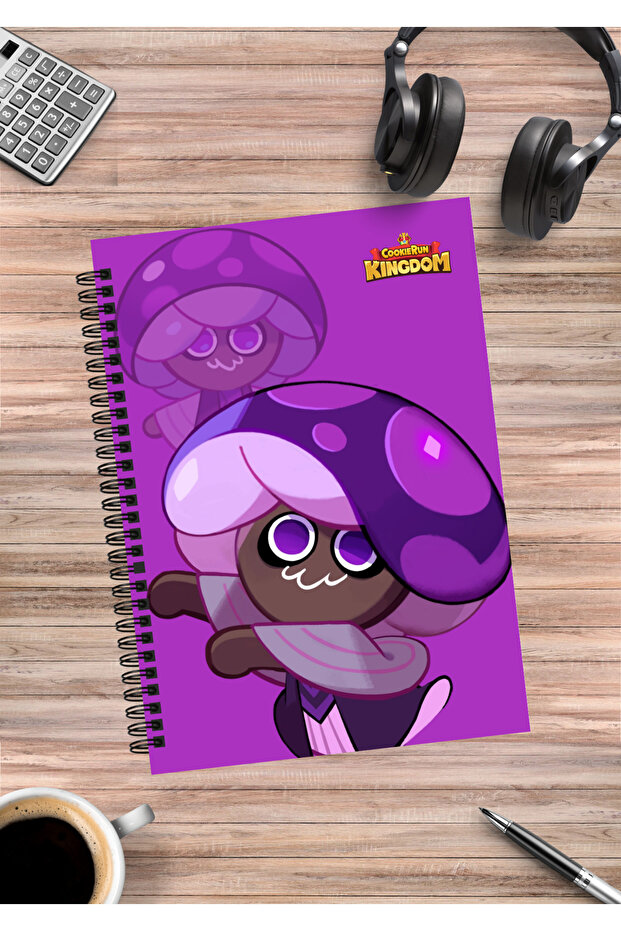 Cookie Run Kingdom Anime Spiral Notebook A5 (50 Sheets)