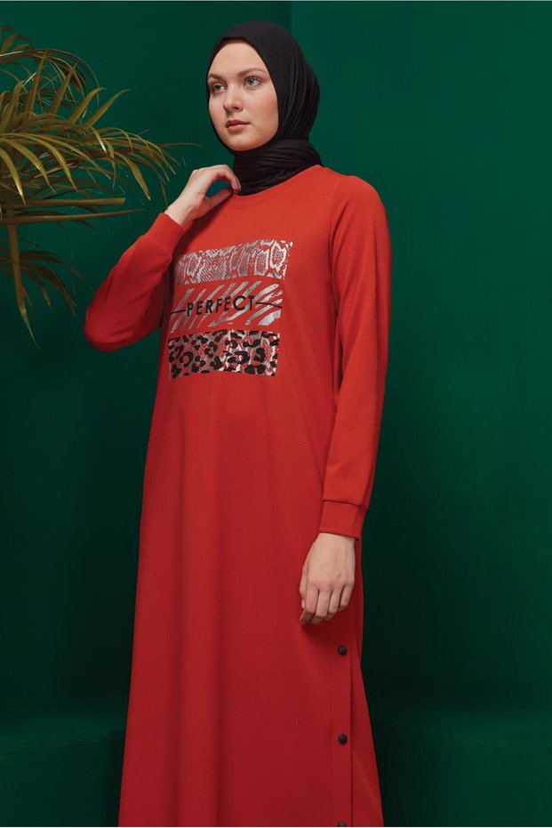 Printed Track Suit Dress 43364
