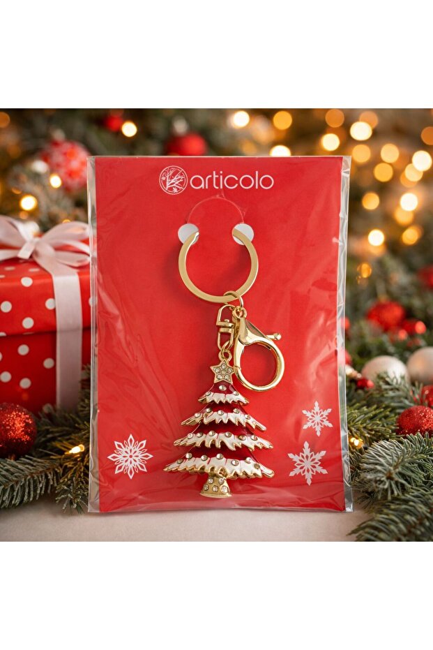 Luxury Stone Pine Keychain & Bag Ornament Charm Gift