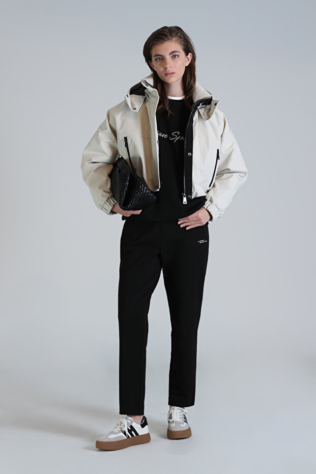 Amber Örme Kadın Eşofman Altı Siyah - 5