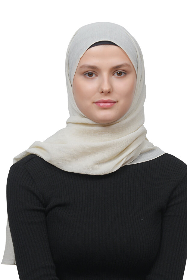 Women's Practical Wrinkled Crinkle Mira Hijab Shawl