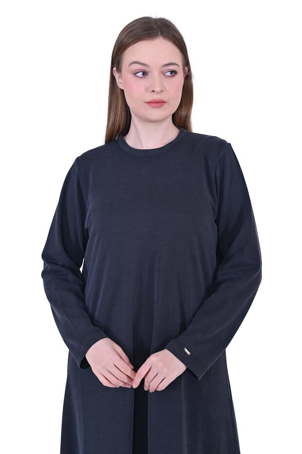 Modal Elbise SİYAH - 1