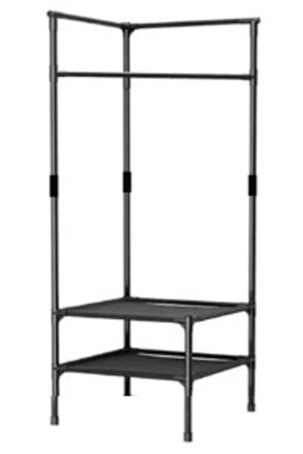 White corner clothes rack - 4