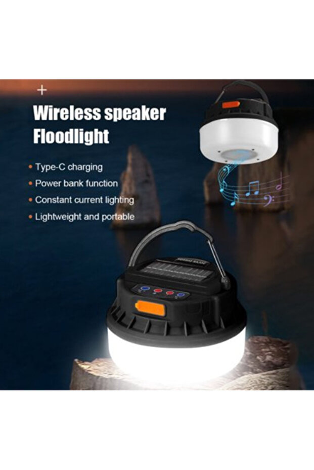 Solar-powered lamp D41-2 with Bluetooth function - 2