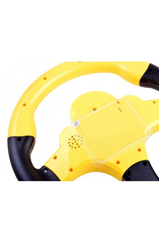 Interactive steering wheel with lights and sounds Learning Simulate Driver yellow - 5