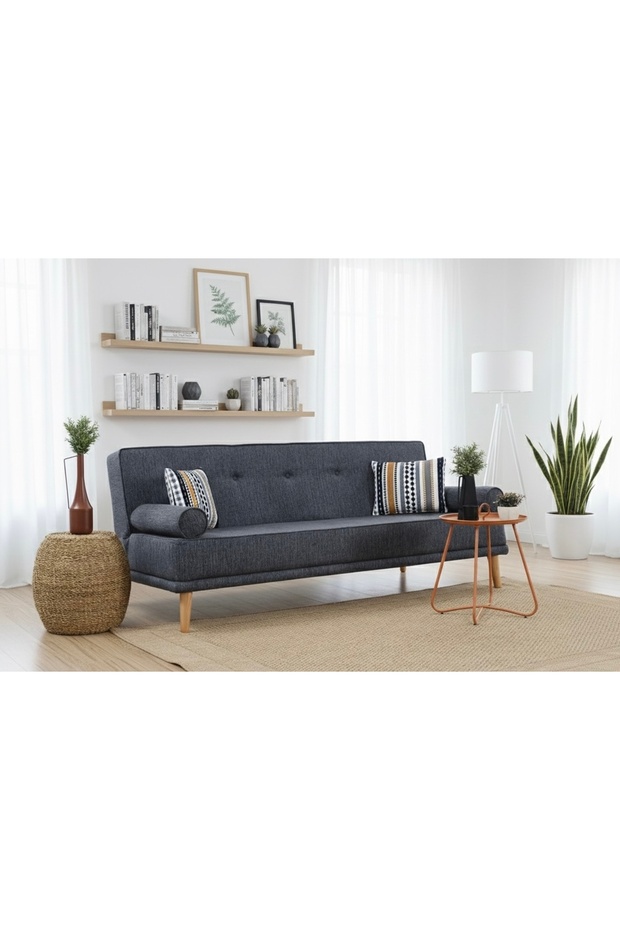 BOLD ÜÇLÜ KANEPE, MAVİ - 1