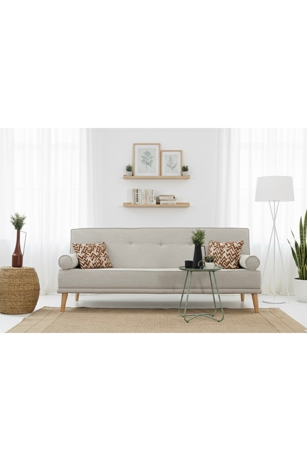 BOLD ÜÇLÜ KANEPE, KREM - 2