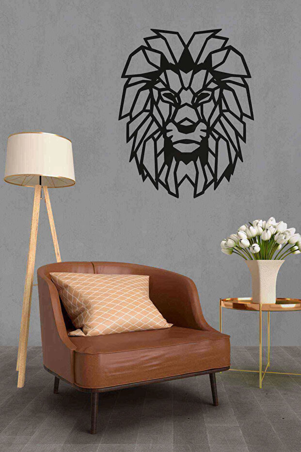 Aslan Figürlü 3d Mdf Tablo - 5