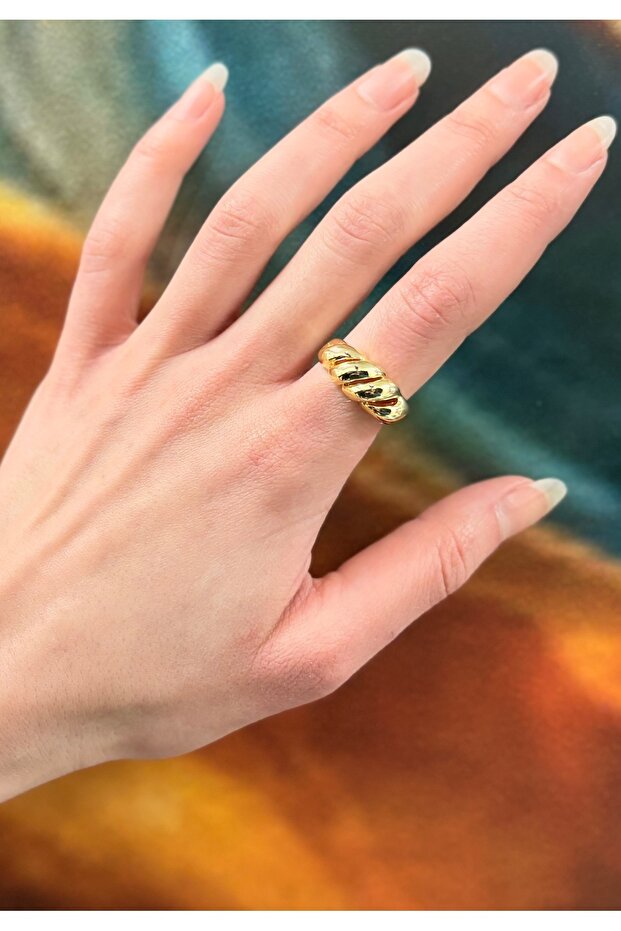 Burgu Model Vintage Adjustable Ring - 3