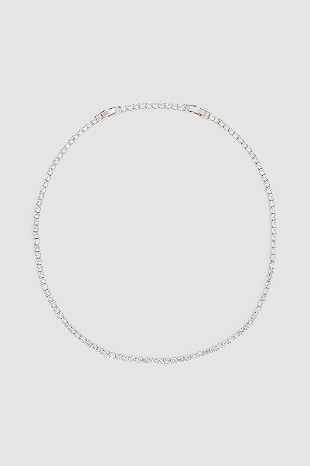 Su Yolu Kolye - Gümüş - 1