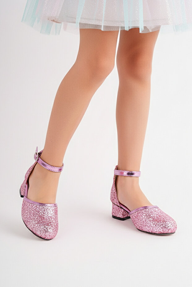 Children's Heeled Evening Dress Shoes