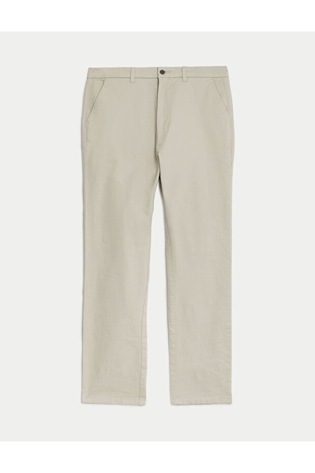 Regular Fit Chino Pantolon - 6
