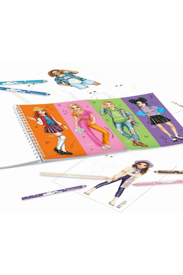 Create Your Topmodel Colouring 0412447_A - 2