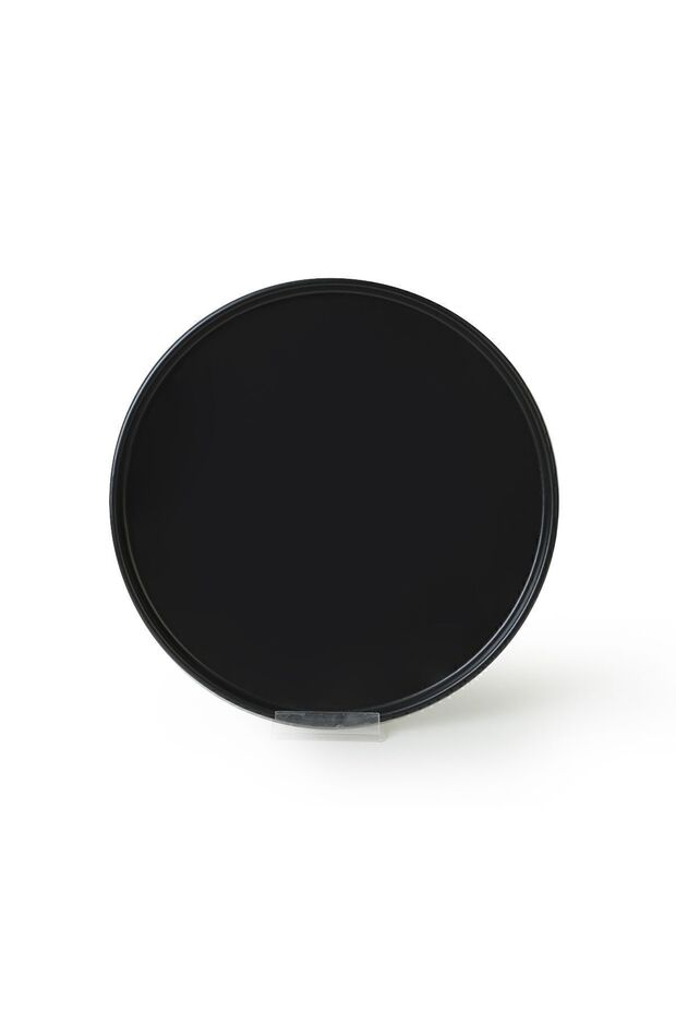 Mat Siyah Stackable Servis Tabağı 27 Cm 6 Adet 956 - 6