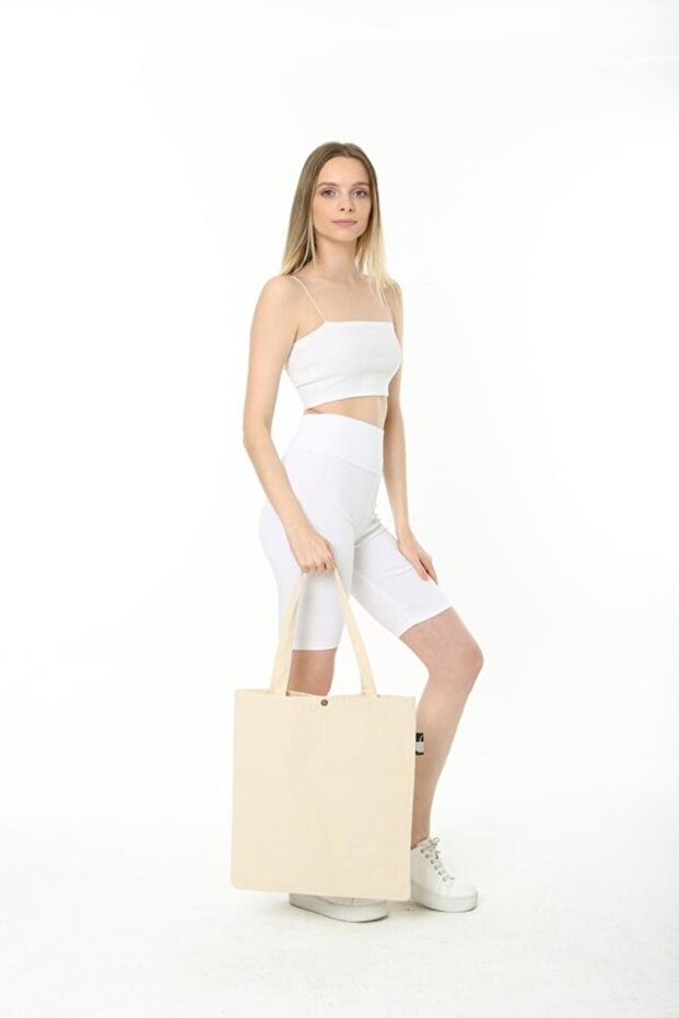 Baskısız Kanvas Bez Çanta - 7