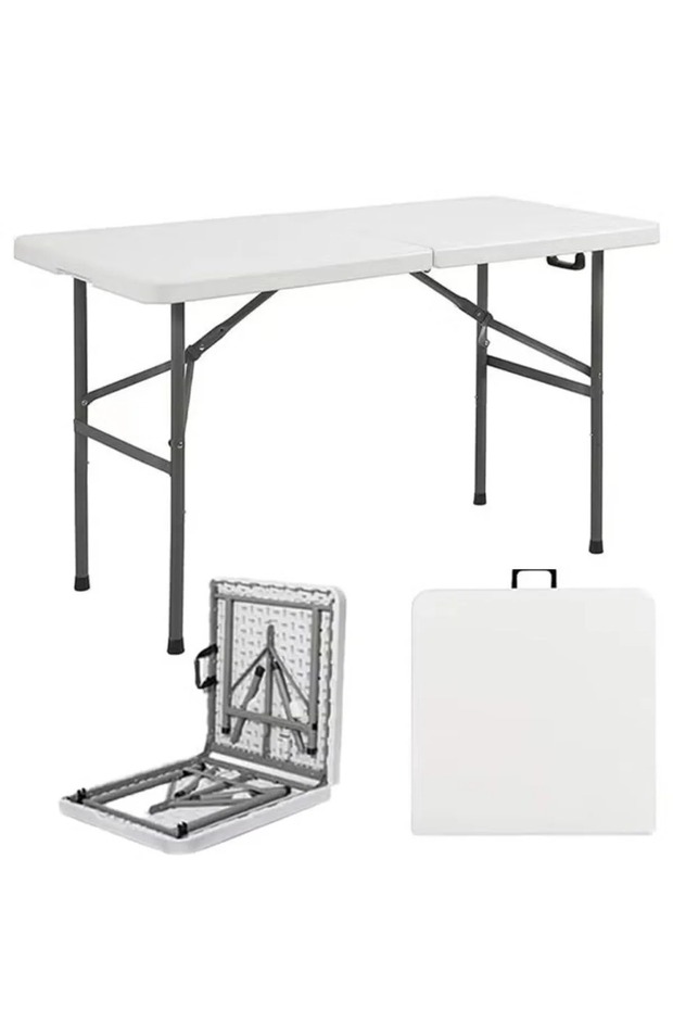 White folding table - 1