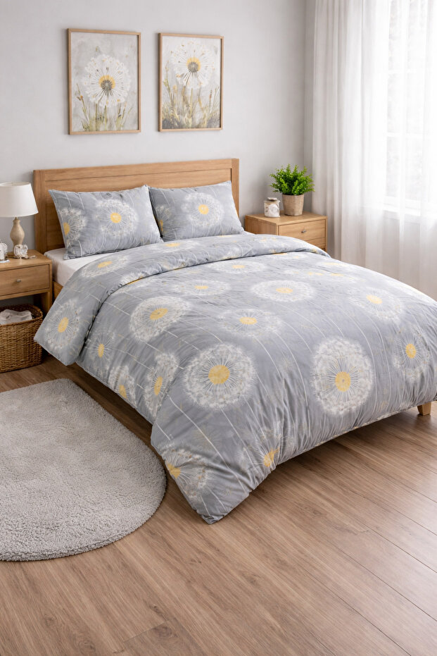 Double Patterned Duvet Cover Set (Without Sheets)