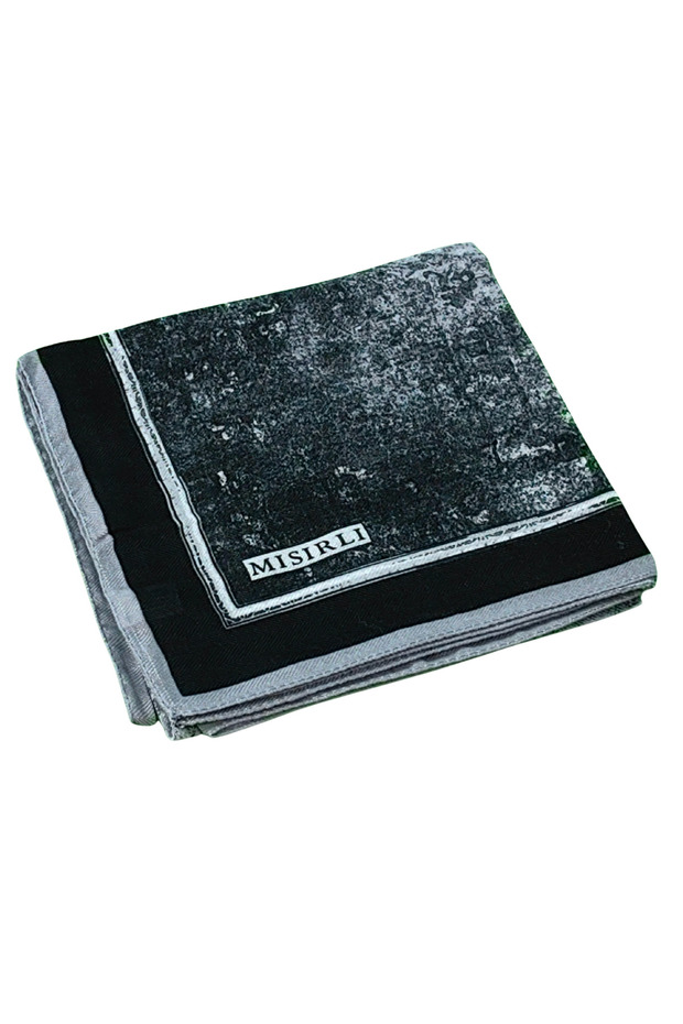 Winter Egyptian Scarf with Cloud Pattern - 3