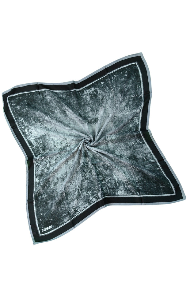 Winter Egyptian Scarf with Cloud Pattern - 2