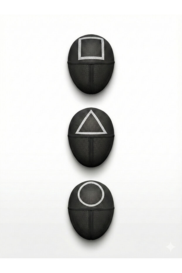 Squıd Game Maske 3 lü - 1