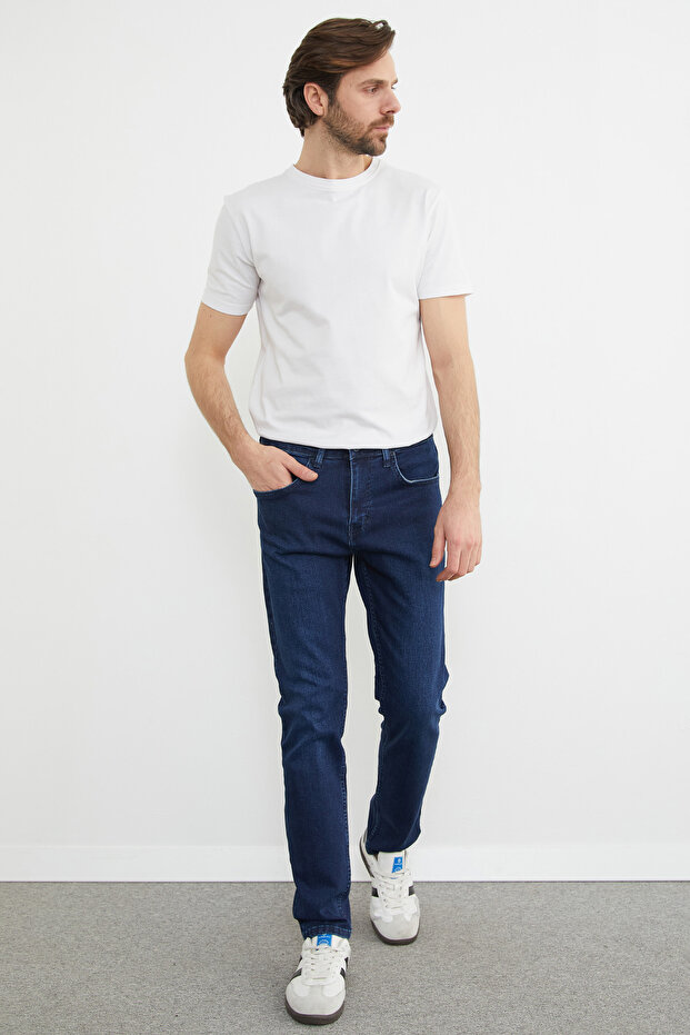 Regular Fit Normal Bel Jean - 4