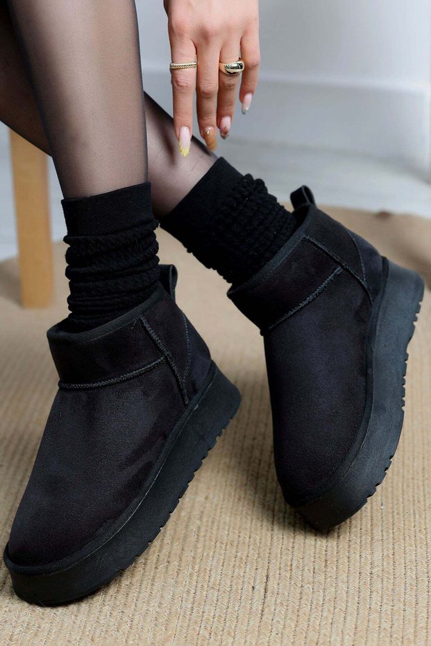 Thick Sole Suede Women's Boots