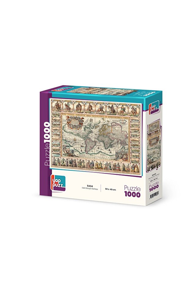 Old World Map 1000 Piece Puzzle