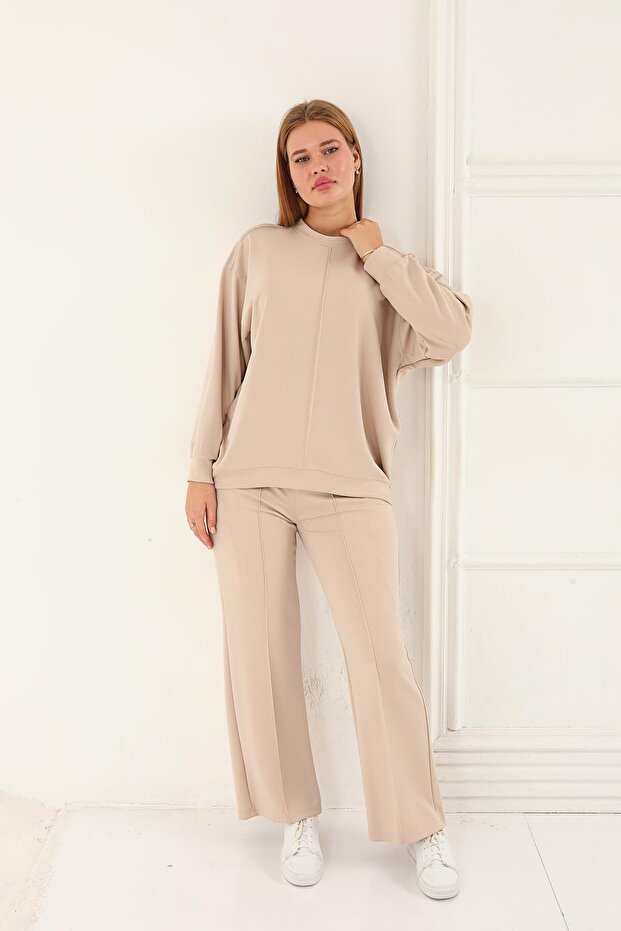 طقم خياطة القنوات العلوية والسفلى ذو الملمس الناعم - 1