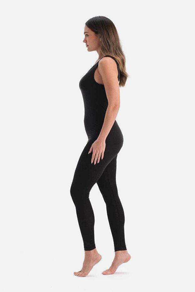 Siyah Kadın Termal Atlet - 4