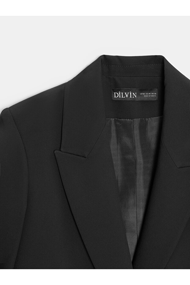 60767 Blazer Ceket-Siyah - 5