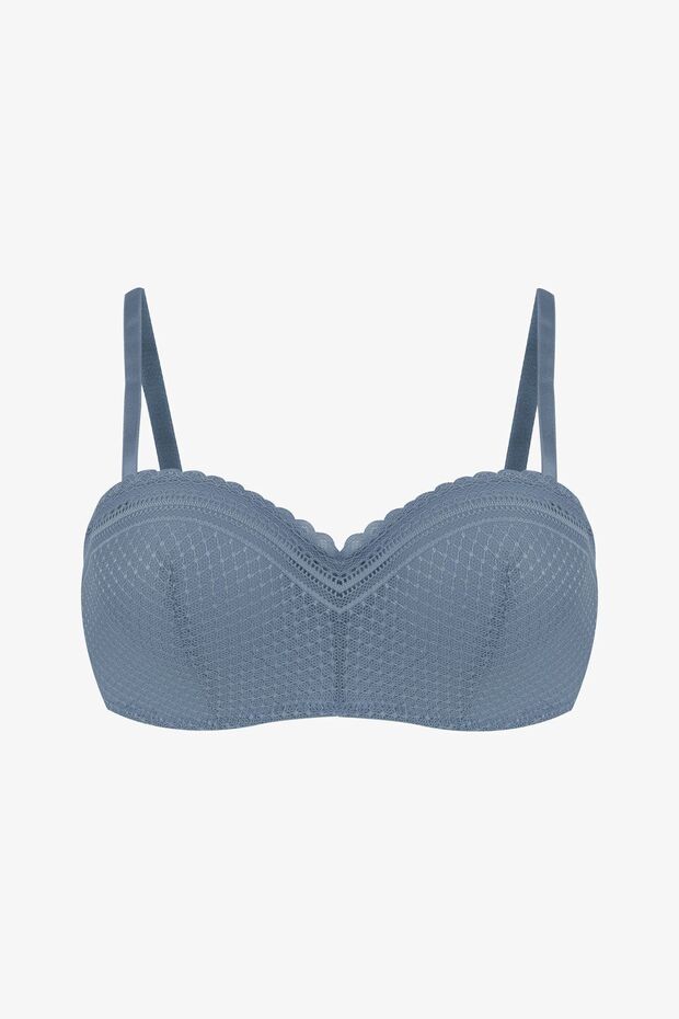 Women's Padded Lace Strapless Bra
