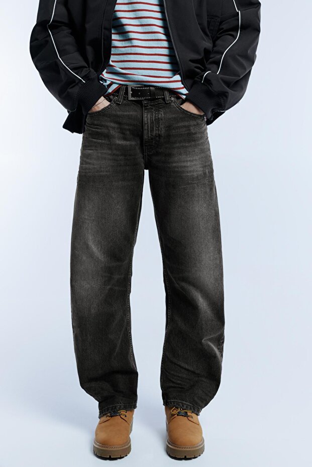 Düşük bel baggy jean - 2
