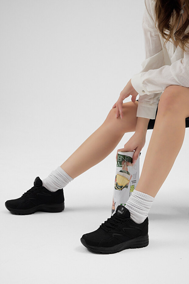 Unisex Siyah Füme Spor Ayakkabı 772-0 - 3