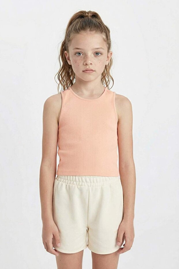 قميص بدون أكمام بيسك بيك كولور للفتيات D0877A824HS - 1