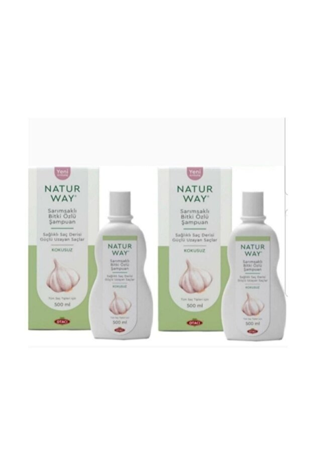Naturway 500 ml Garlic Shampoo - New Packaging 2 Pieces of Pharma