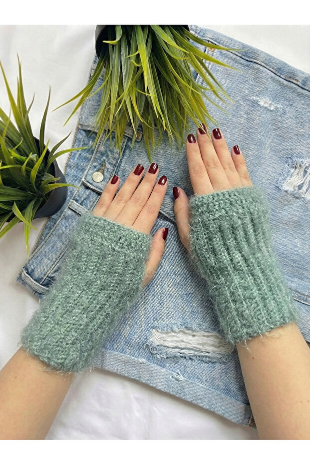 Kadın Kısa Parmaklı Kışlık Eldiven - 1