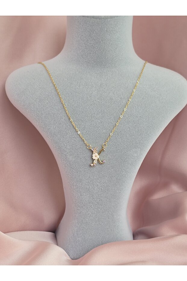 Çelik harf kolye - 4