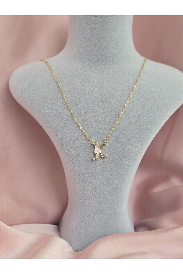 Çelik harf kolye - 6