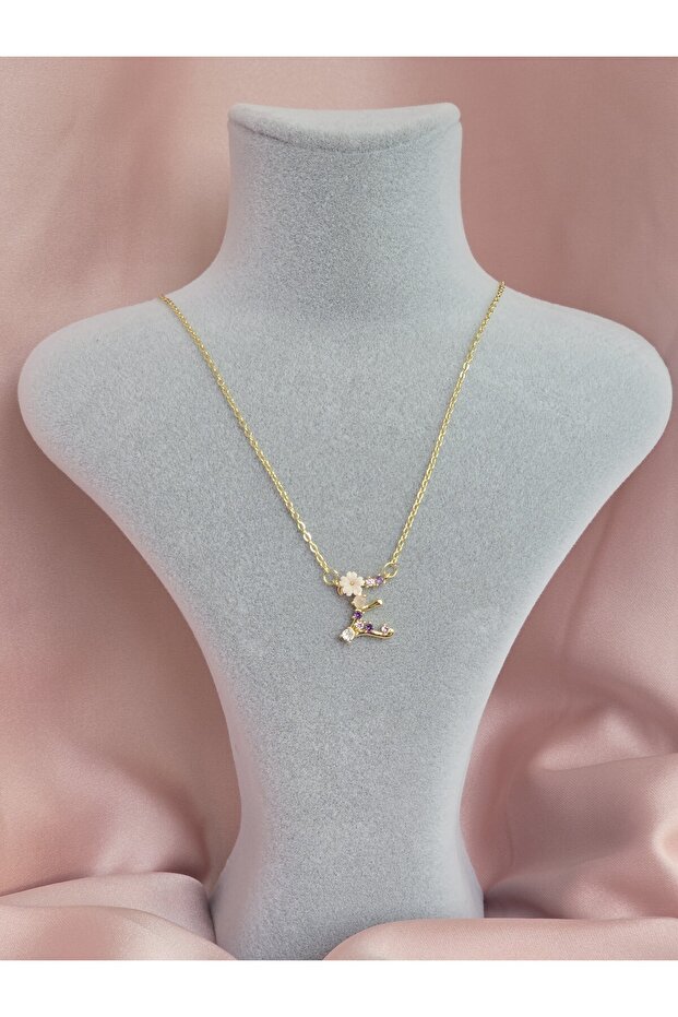 Çelik harf kolye - 4