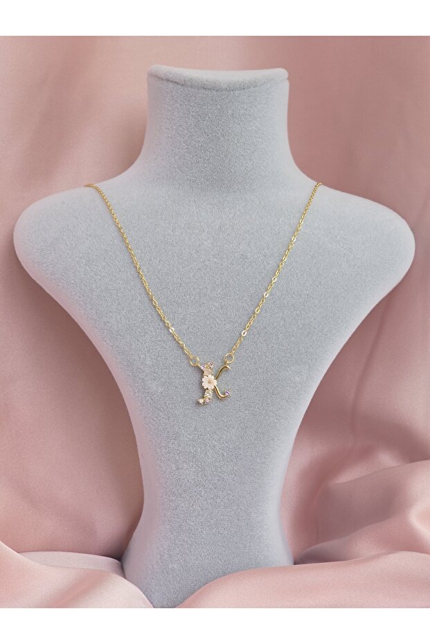 Çelik harf kolye - 1